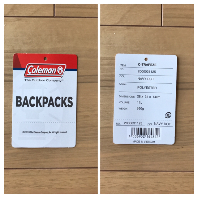Coleman(コールマン)のリュックサック レディースのバッグ(リュック/バックパック)の商品写真