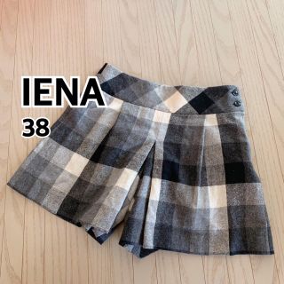 イエナ(IENA)のIENA イエナ★秋冬 チェック ショート キュロット パンツ 38(ショートパンツ)