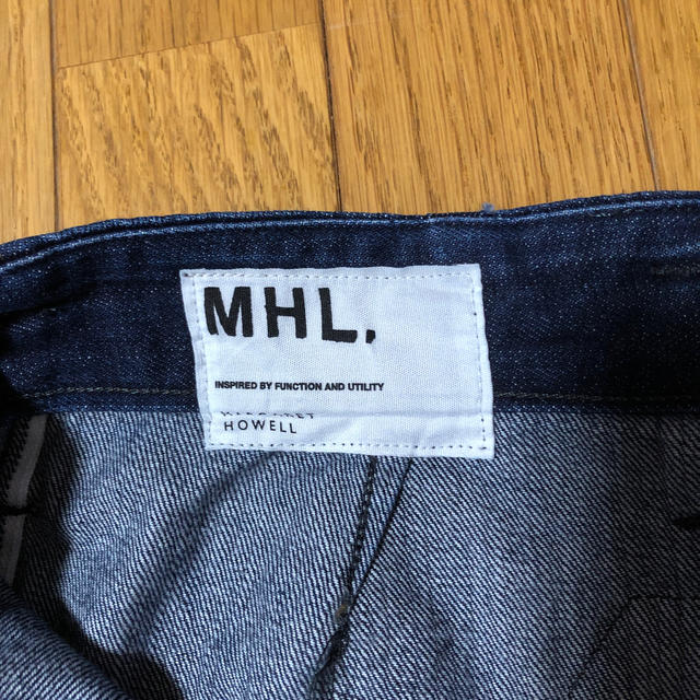 Canton(キャントン)のキャントンオーバーオールズ × MHL  デニム ベイカーパンツ メンズのパンツ(デニム/ジーンズ)の商品写真