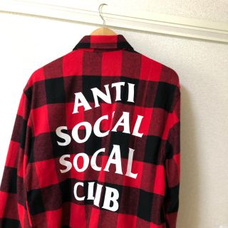 アンチ(ANTI)のANTI SOCIAL SOCIAL CLUB フランネルシャツ(シャツ)