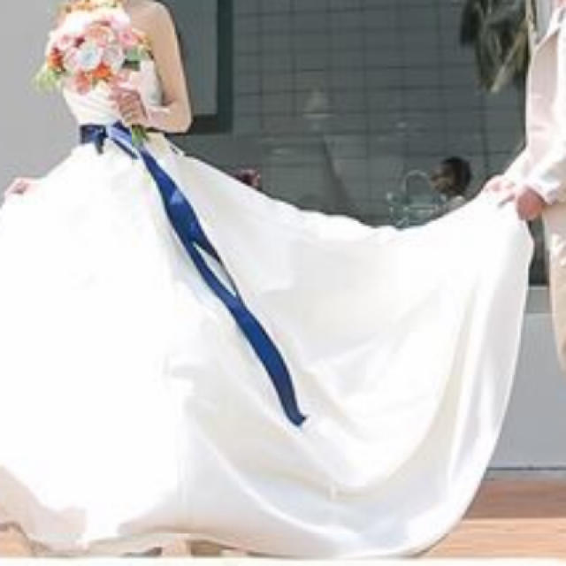 サッシュベルト レディースのフォーマル/ドレス(ウェディングドレス)の商品写真