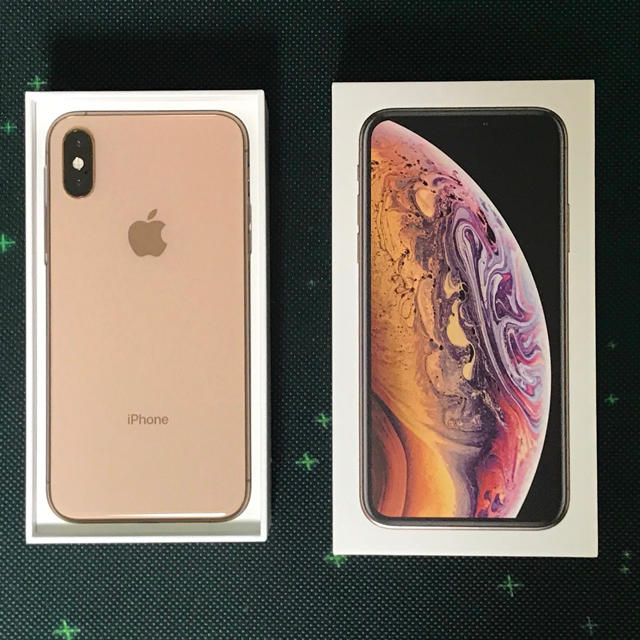 iPhone XS Gold 256GB 本体 美品 SIMフリー Apple - スマートフォン本体