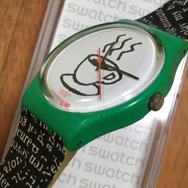 swatch(スウォッチ)のSwatch coffee柄 レディースのファッション小物(腕時計)の商品写真