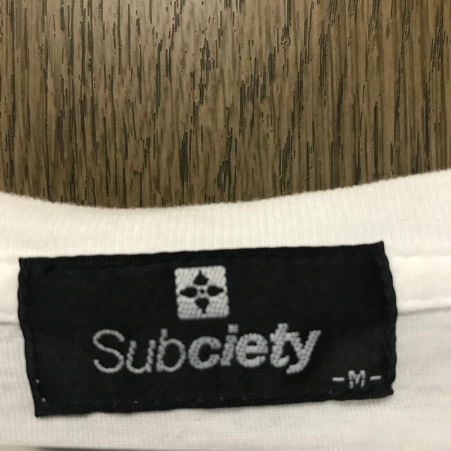 Subciety(サブサエティ)のSubciety Tシャツ Mサイズ メンズのトップス(Tシャツ/カットソー(半袖/袖なし))の商品写真