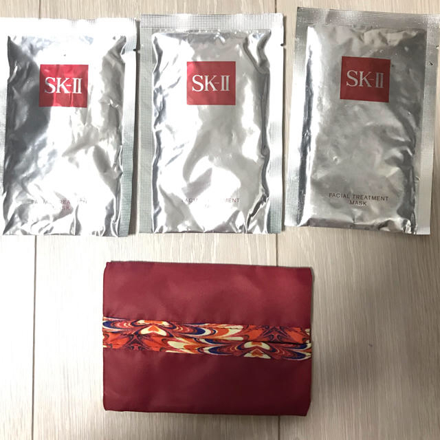 SK-II(エスケーツー)のSK-Ⅱ マスク3枚 + ノベルティ コスメ/美容のスキンケア/基礎化粧品(パック/フェイスマスク)の商品写真