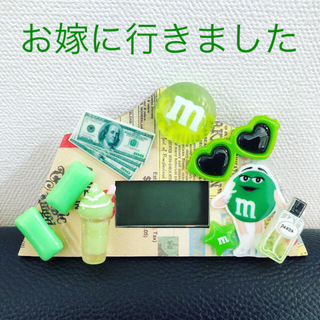 グリーン ¥1500＋送料(置時計)