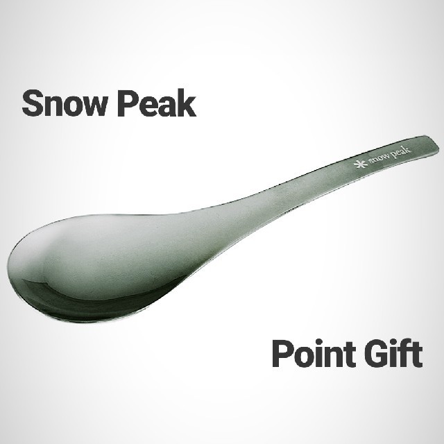 Snow Peak(スノーピーク)のポイントギフト非売品 スノーピーク ステンレスレンゲ 新品未使用 2個 スポーツ/アウトドアのアウトドア(食器)の商品写真