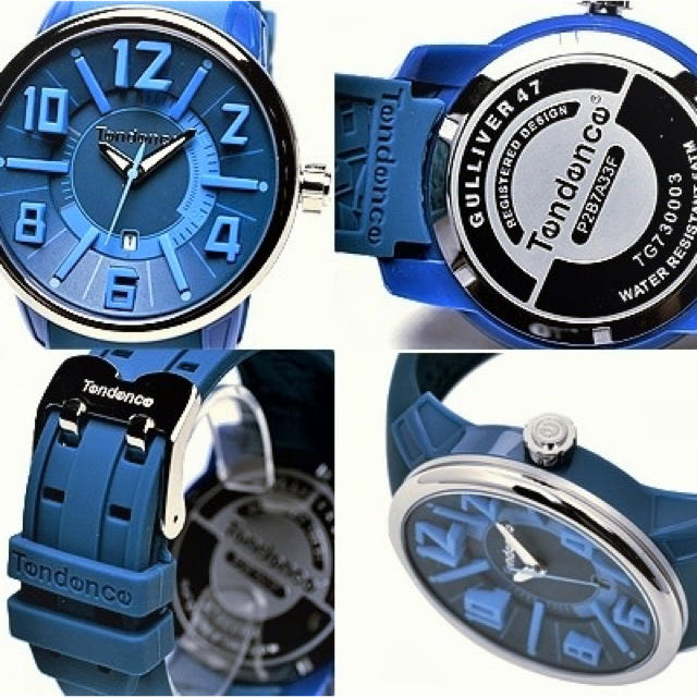 テンデンス TG730003 ガリバーG-47  ブルー ユニセックス 腕時計