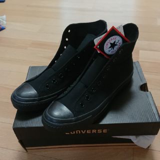 コンバース(CONVERSE)のｺﾝﾊﾞｰｽﾊｲｶｯﾄスニーカー新品ブラック27センチ(スニーカー)