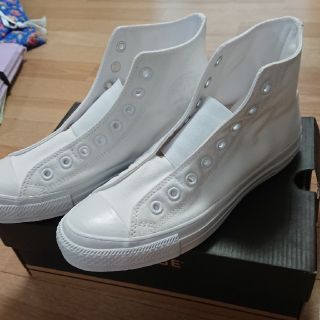 コンバース(CONVERSE)の新品ｺﾝﾊﾞｰｽホワイトﾊｲｶｯﾄスニーカー26,5(スニーカー)