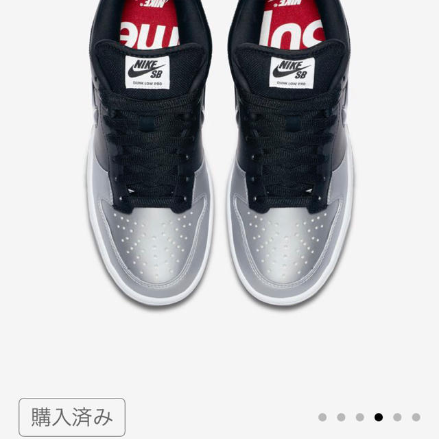 ナイキ/シュプリーム  Nike SB Dunk Low 27cm