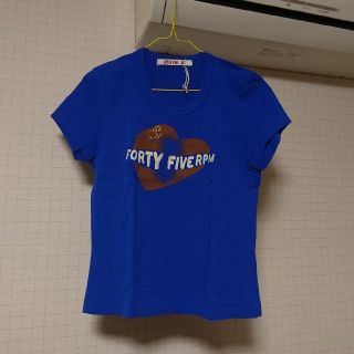 フォーティーファイブアールピーエム(45rpm)の★新品★45rpm Tシャツ【青色】(Tシャツ(半袖/袖なし))