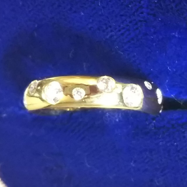 ギメル ダイヤモンドドッツ リング 16号 お値引き不可 レディースのアクセサリー(リング(指輪))の商品写真