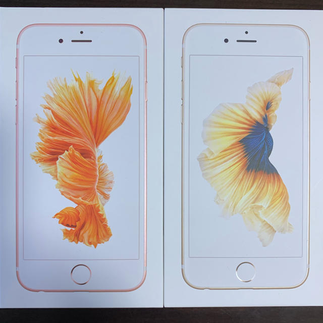 新品未使用 iPhone6s 32GB simフリー ゴールド&ローズゴールド ...