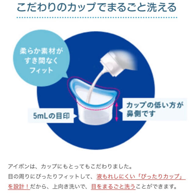 小林製薬 アイボン カップ 2個セット ピンク フィルム付き 新品 未使用の通販 by はりま雑貨屋 アイボンカップ フィルム付き
