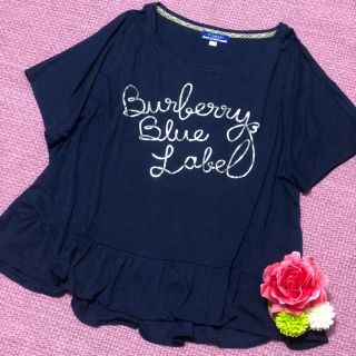 バーバリーブルーレーベル(BURBERRY BLUE LABEL)のburberryバーバリーブルーレーベル❤︎半袖カットソー(カットソー(半袖/袖なし))