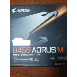 マザーボード　B450 AORUS M(PC周辺機器)