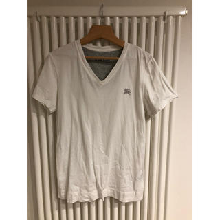 バーバリーブラックレーベル(BURBERRY BLACK LABEL)のBurberry 白Tシャツ(Tシャツ/カットソー(半袖/袖なし))