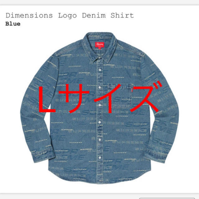 LカラーSupreme Dimensions Denim Shirt Blue