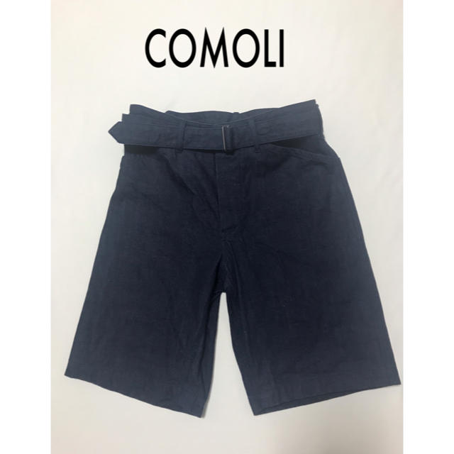 COMOLI コモリ◇ベルテッドデニム ショートパンツ（ハーフパンツ