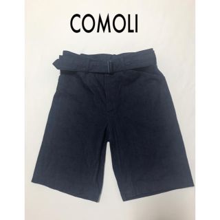 コモリ(COMOLI)のCOMOLI コモリ◆ベルテッドデニム ショートパンツ（ハーフパンツ）(ショートパンツ)