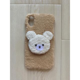 くまちゃん iPhoneケース ハンドメイド(iPhoneケース)