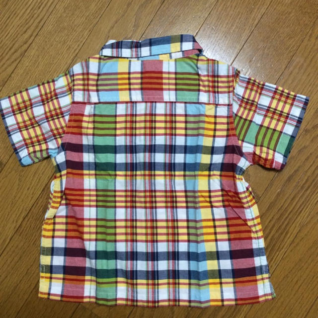 babyGAP(ベビーギャップ)のチェックシャツ☆Gap キッズ/ベビー/マタニティのキッズ服男の子用(90cm~)(ブラウス)の商品写真