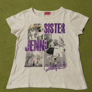 ジェニィ(JENNI)のsister  jenni  シスタージェニィ　白Tシャツ　130cm(Tシャツ/カットソー)