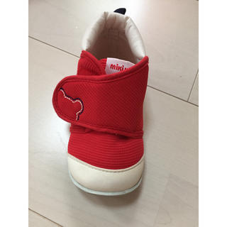 ミキハウス(mikihouse)のミキハウス 赤い靴 サイズ13.0 右足のみ(スニーカー)