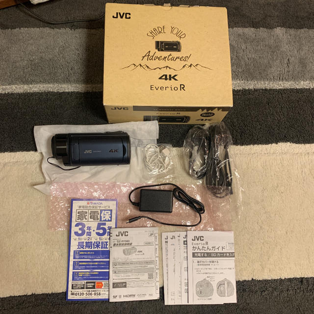 JVC GZ-RY980-A 防水 EverioR 4K ビデオカメラ 美品