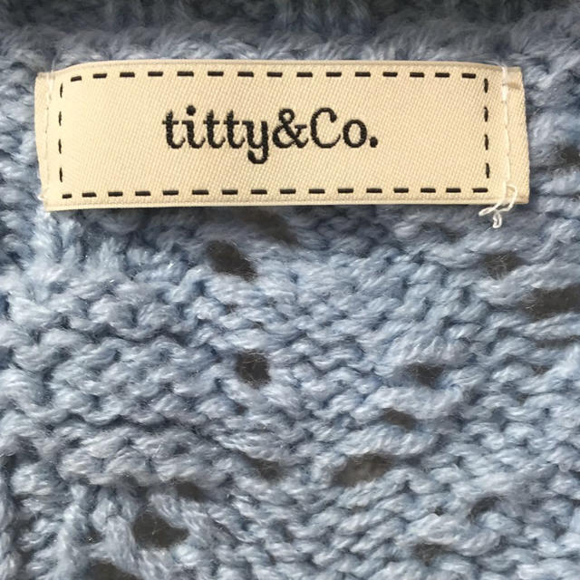 titty&co(ティティアンドコー)のtittyカーディガン レディースのトップス(カーディガン)の商品写真