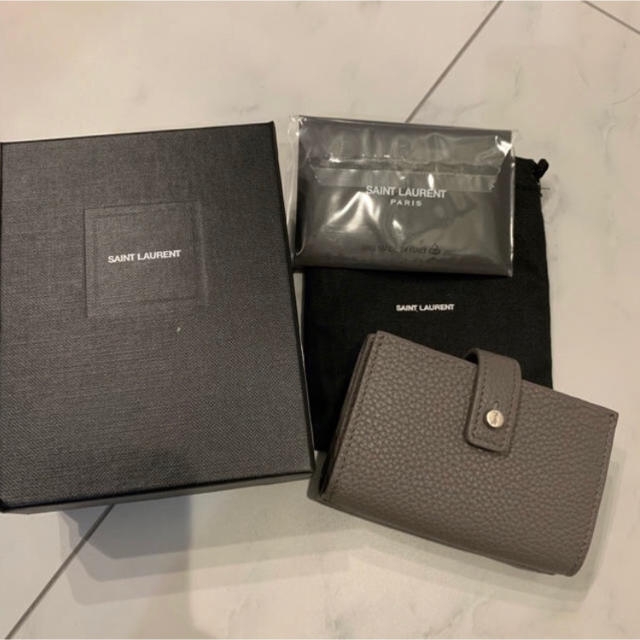 Saint Laurent - ♥︎サンローラン サック・ド・ジュール 三つ折りミニウォレット ミニ財布♥︎の通販 by natsumi's