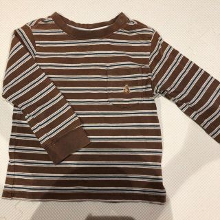 ベビーギャップ(babyGAP)のGAP ボーダー 長袖Tシャツ 90(Tシャツ/カットソー)