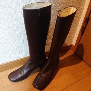 ミッシェルクラン(MICHEL KLEIN)のブーツ(ダークブラウン) 23cm(ブーツ)