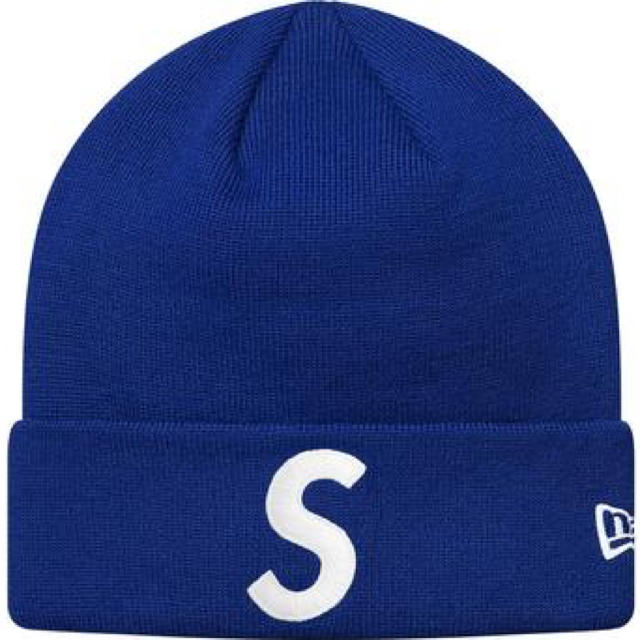 Supreme New Era S Logo Beanie Royalニット帽/ビーニー