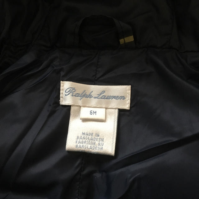 Ralph Lauren(ラルフローレン)の美品⭐️ラルフローレン カバーオール ダウン6M キッズ/ベビー/マタニティのベビー服(~85cm)(カバーオール)の商品写真