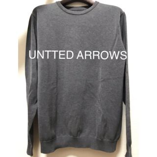 ユナイテッドアローズ(UNITED ARROWS)のユナイテッドアローズ コットン ニット グレー M(ニット/セーター)