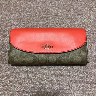 コーチ(COACH)のコーチ財布(オレンジ)(財布)