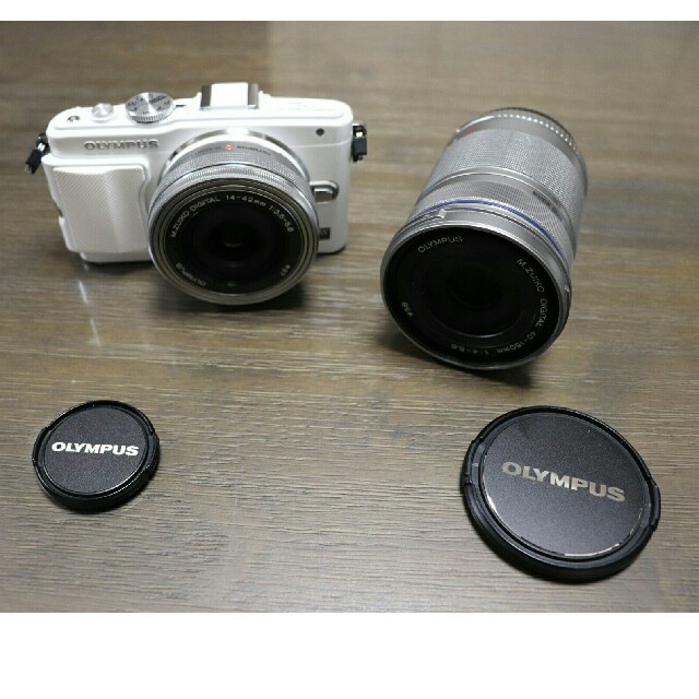 【美品】OLYMPUS(オリンパス)E-PL6 ダブルズームキット ホワイト 2