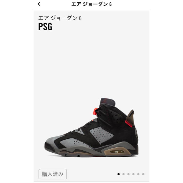 jordan6 nike psg パリ・サンジェルマン