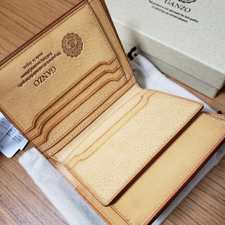 ガンゾ(GANZO)のGANZO ガンゾ THIN BRIDLE シンブライドル 大型二つ折り財布(折り財布)