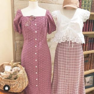 deicy - まい2929様専用DEICY コットン フラワー タイト ワンピースの