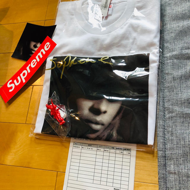 supreme mary j blige tee tシャツ 白