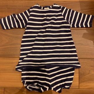 プチバトー(PETIT BATEAU)のプチバトー ワンピース 6M 67cm(ワンピース)