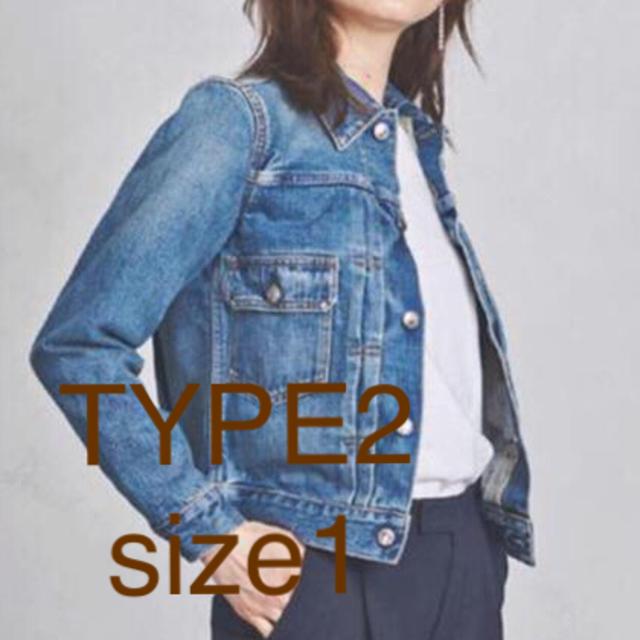 HYKE(ハイク)の【美品】HYKE ハイク デニムジャケット タイプ2 サイズ1 レディースのジャケット/アウター(Gジャン/デニムジャケット)の商品写真