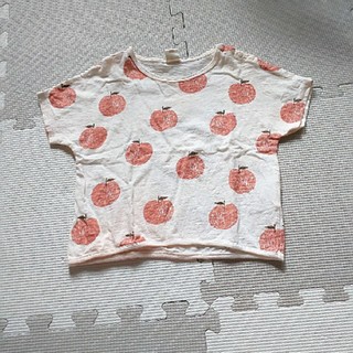 シマムラ(しまむら)のテータテート トップス Tシャツ りんご柄 90(Tシャツ/カットソー)