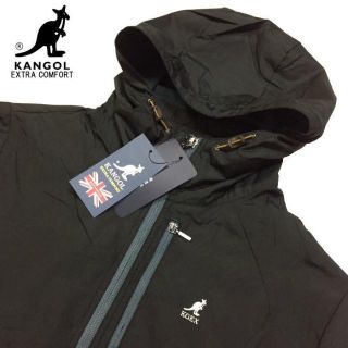 カンゴール(KANGOL)の新品　黒　ＸＬ　ＫＡＮＧＯＬ　カンゴール　撥水　マウンテンパーカー　ナイロン(マウンテンパーカー)