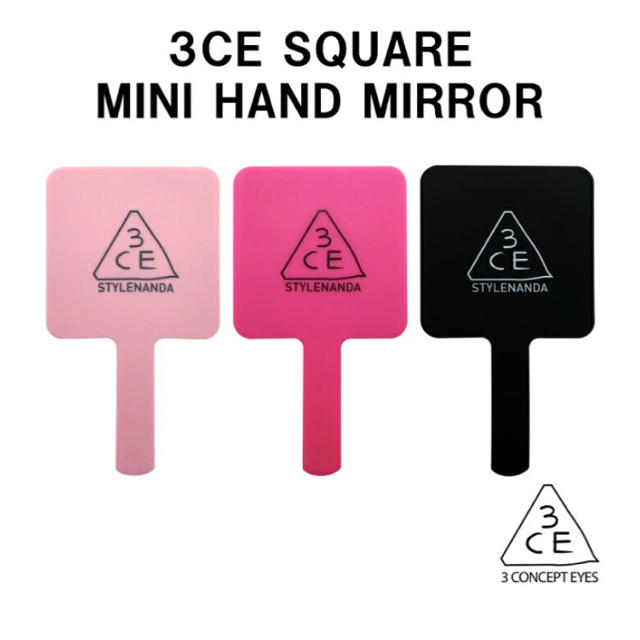 3ce(スリーシーイー)のミラー 手鏡  3CE   ブラック レディースのファッション小物(ミラー)の商品写真