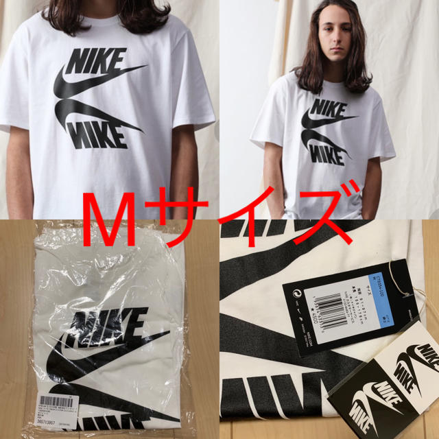 白 FREAK‘S STORE 限定 ナイキ nike 反転ロゴ Tシャツ M