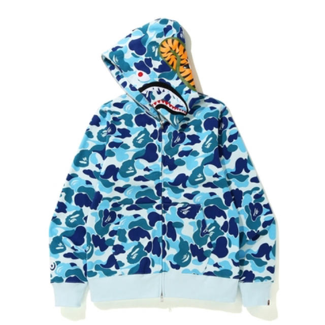 A BATHING APE ABC camo シャークパーカー 2XL